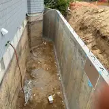 Full-Height Addition Foundation: full height addition foundation wall progress
