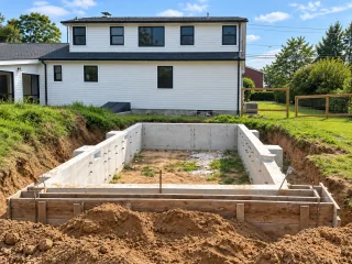 Concrete Foundation Walls and Steps — Photo 2