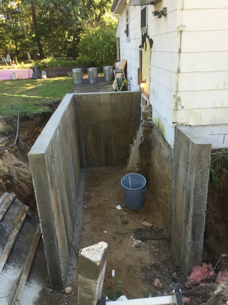 Cellar Concrete Work - Progress 1