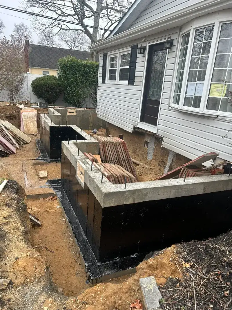 Front Home Addition Foundation: front home addition foundation waterproofed