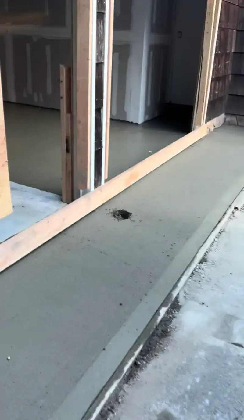 Garage Floor Slab Replacement - After