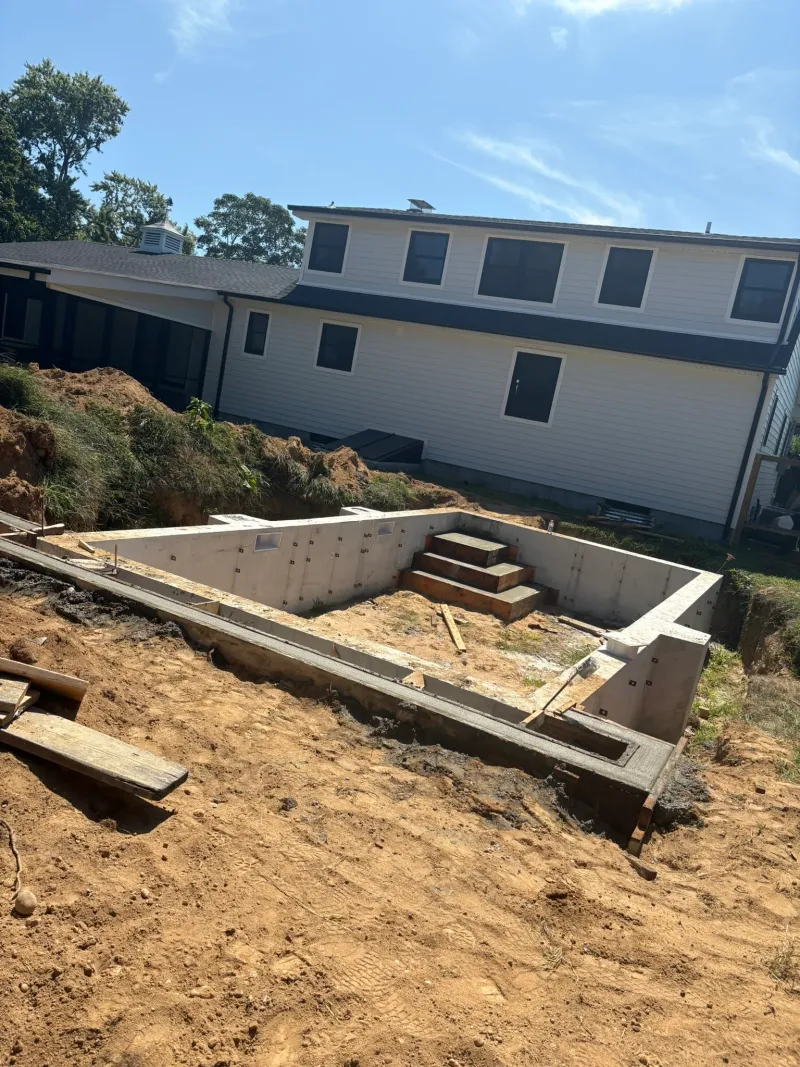 Pool Foundation - After