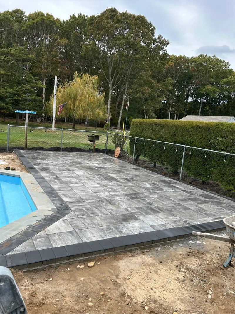 Pool Pavers - Progress 1