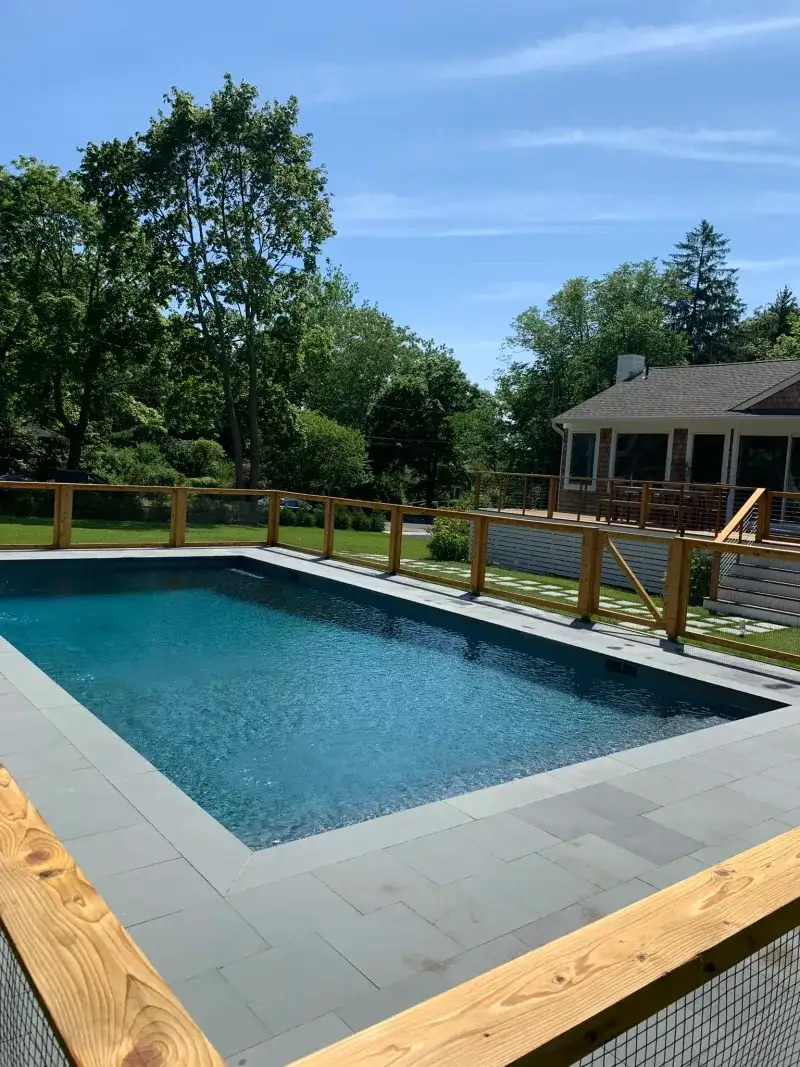 Pool Coping and Deck Framing: rectangular pool coping deck framing progress