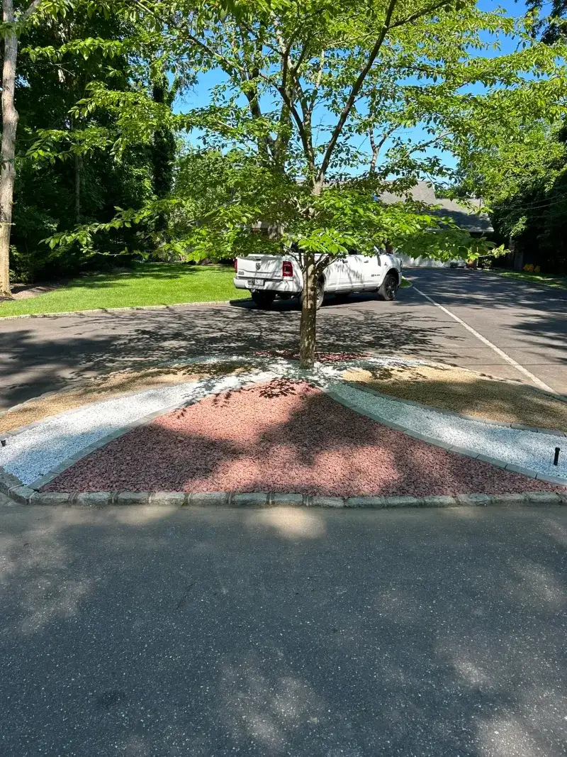 Red Paver Roadway Crosswalk: red paver roadway crosswalk complete