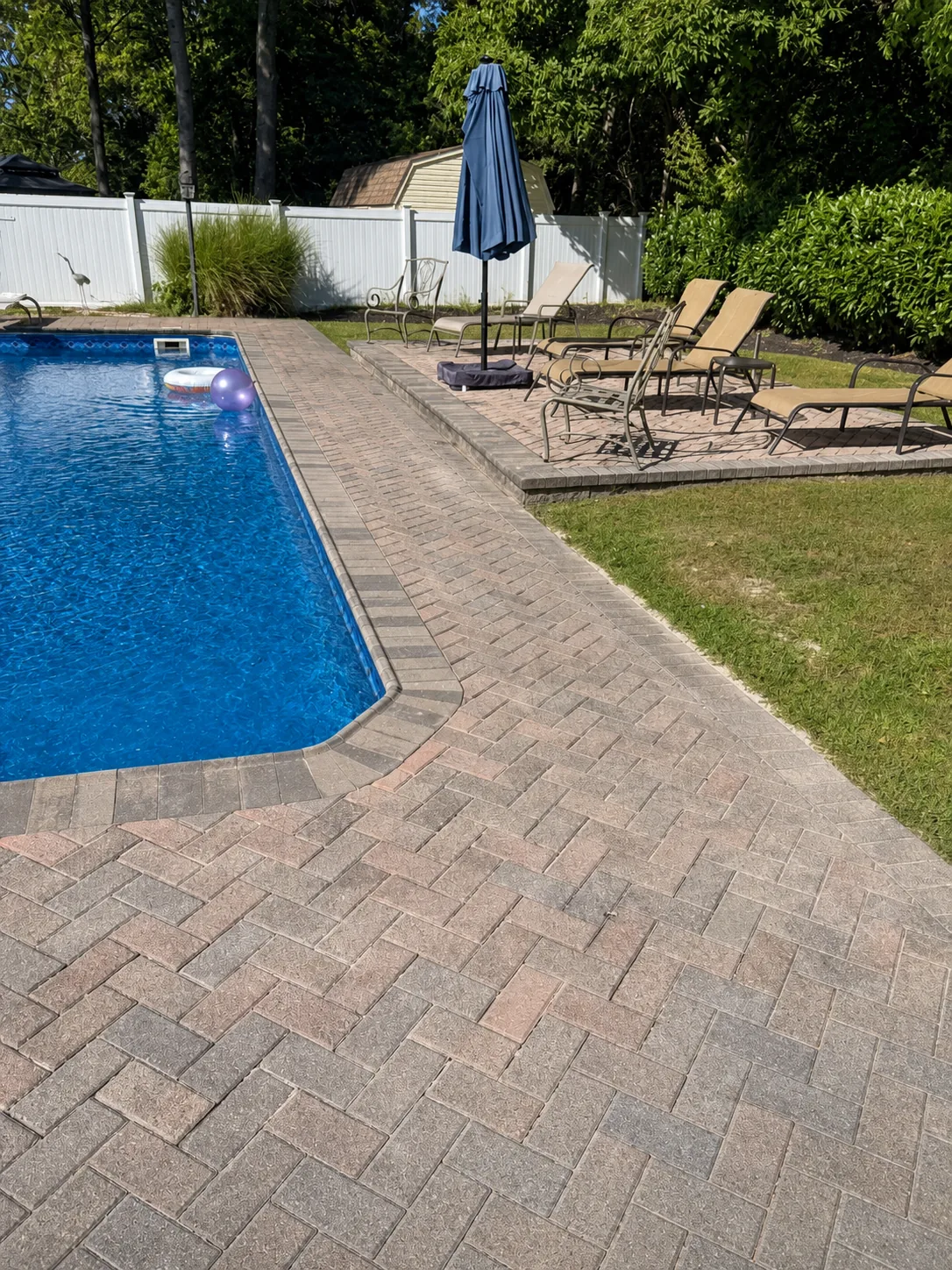 Pool Pavers - After