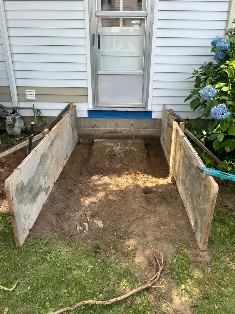 Brick Stoop and Walkway Renovation - Before