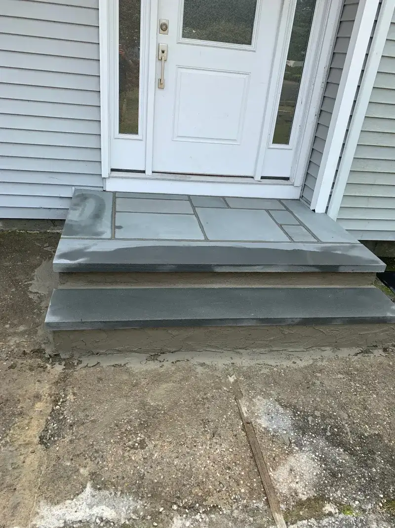 Bluestone Entry Stoop: bluestone entry stoop complete
