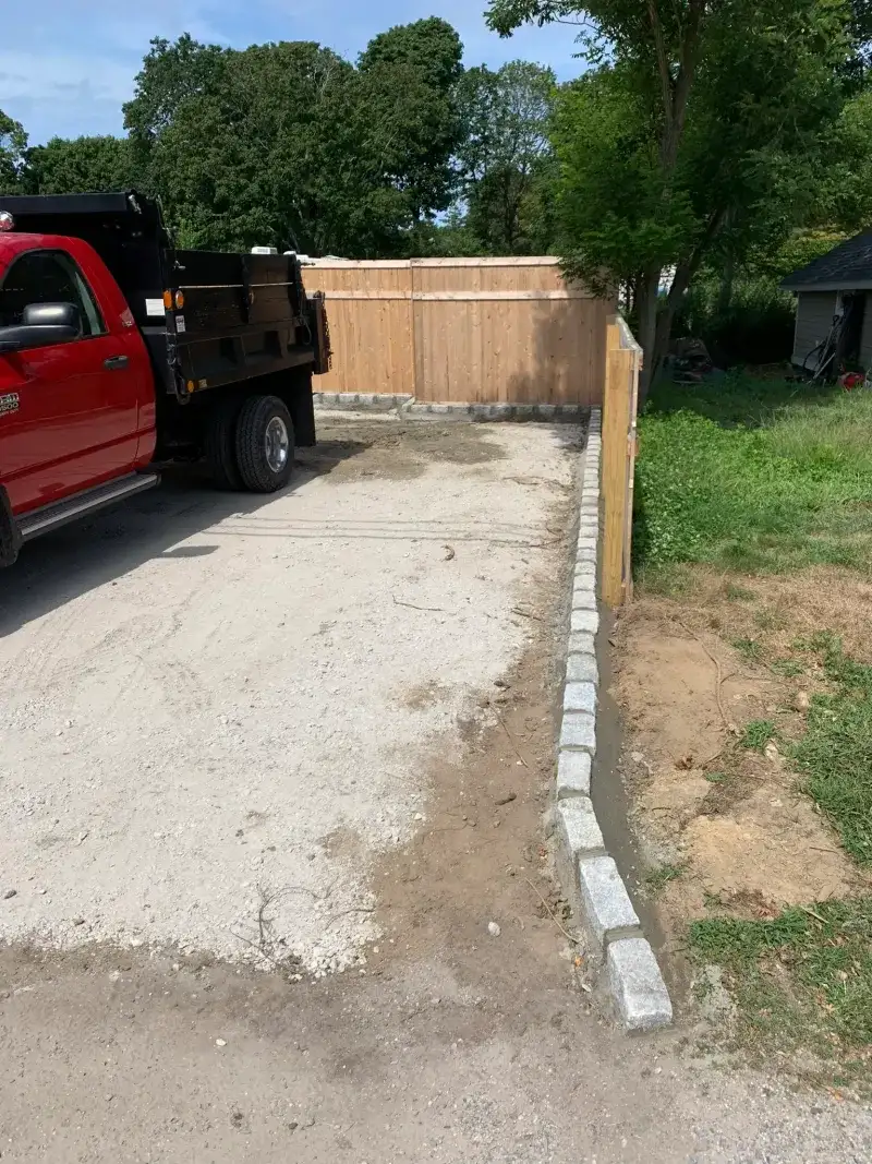 Cobblestone Driveway Edging: cobblestone driveway edging complete