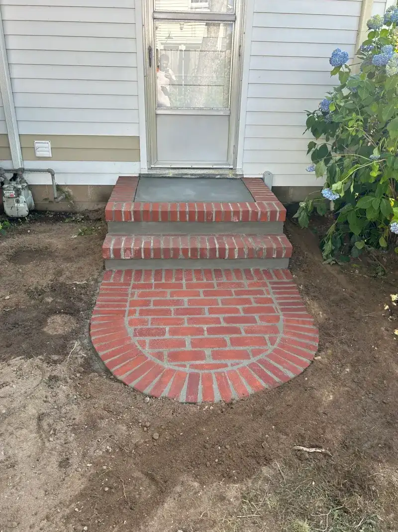Brick Stoop and Walkway Renovation - After